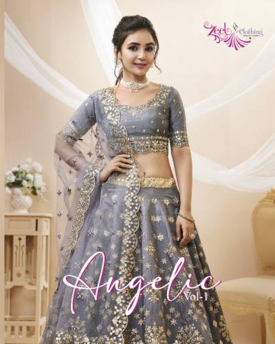 ANGELIC VOL-1 BY ZEEL SILK LEHENGA CHOLI WHOLESALER IN INDIA